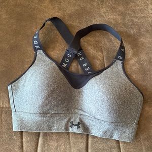 Grey Under Armour sports bra size XS